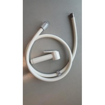 Слушалка и шлаух PALOMA 1.25м бял без скоба Слушалка и шлаух PALOMA 1.25м бял без скоба