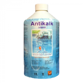 Течен антикалциращ препарат за почистване на басейн Хим. Антикалк Friendly Water 1л Metalex Течен антикалциращ препарат за почистване на басейн Хим. Антикалк Friendly Water 1л Metalex