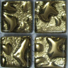 Стъклокерамика Lyrette Gold, 20x20x4 мм