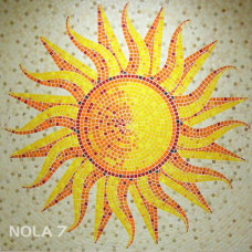 Стъклокерамична мозайка Слънце
