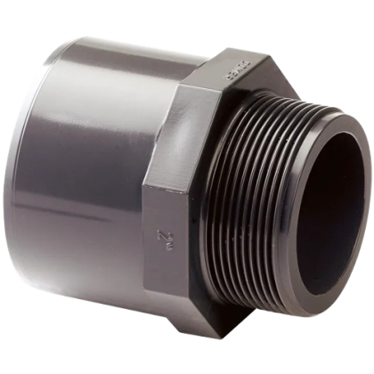 Nipple coupling Ø50 / Ø63 x 2" male thread