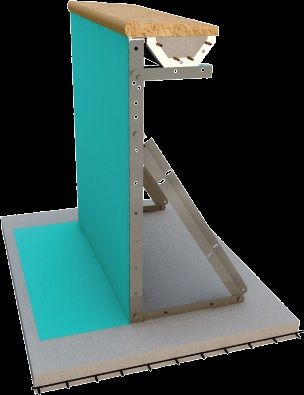 Modular pool 6x3x1.4 m with skimmer