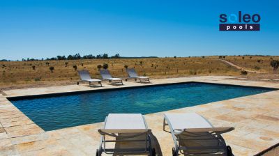 Modular pool 6x3x1.4 m with skimmer