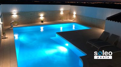 Modular pool 6x3x1.4 m with skimmer
