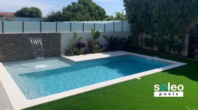 Modular pool 6x3x1.4 m with skimmer